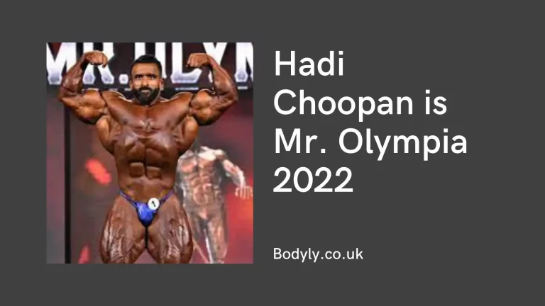 Hadi Choopan is the New Mr. Olympia 2022