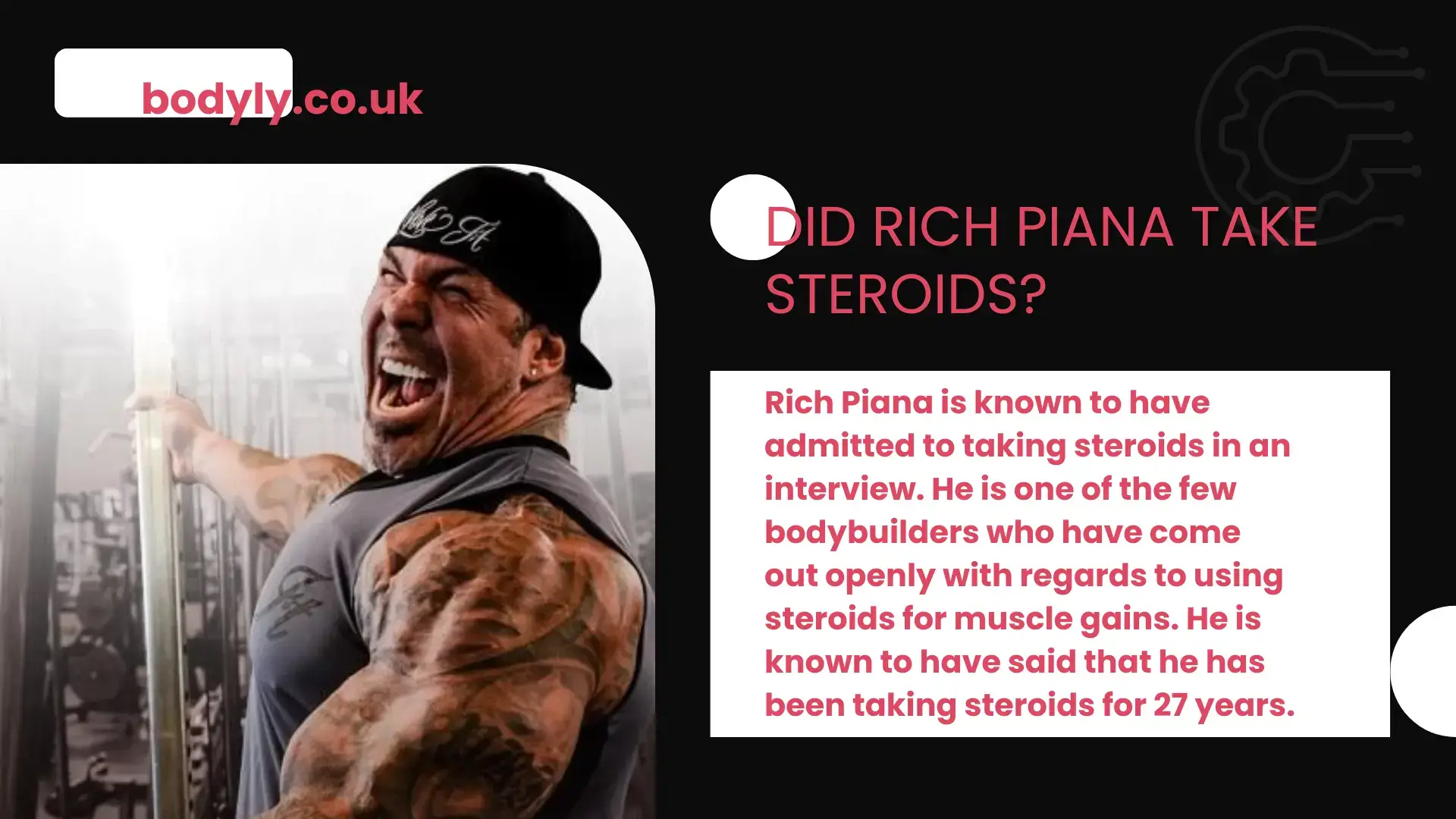 Was rich piana natural or on steroids