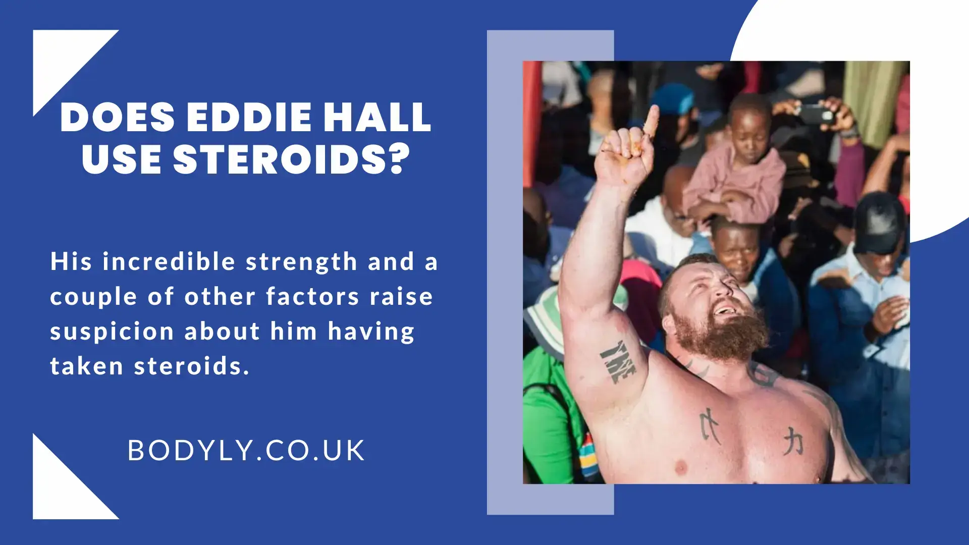 Does Eddie Hall use steroids