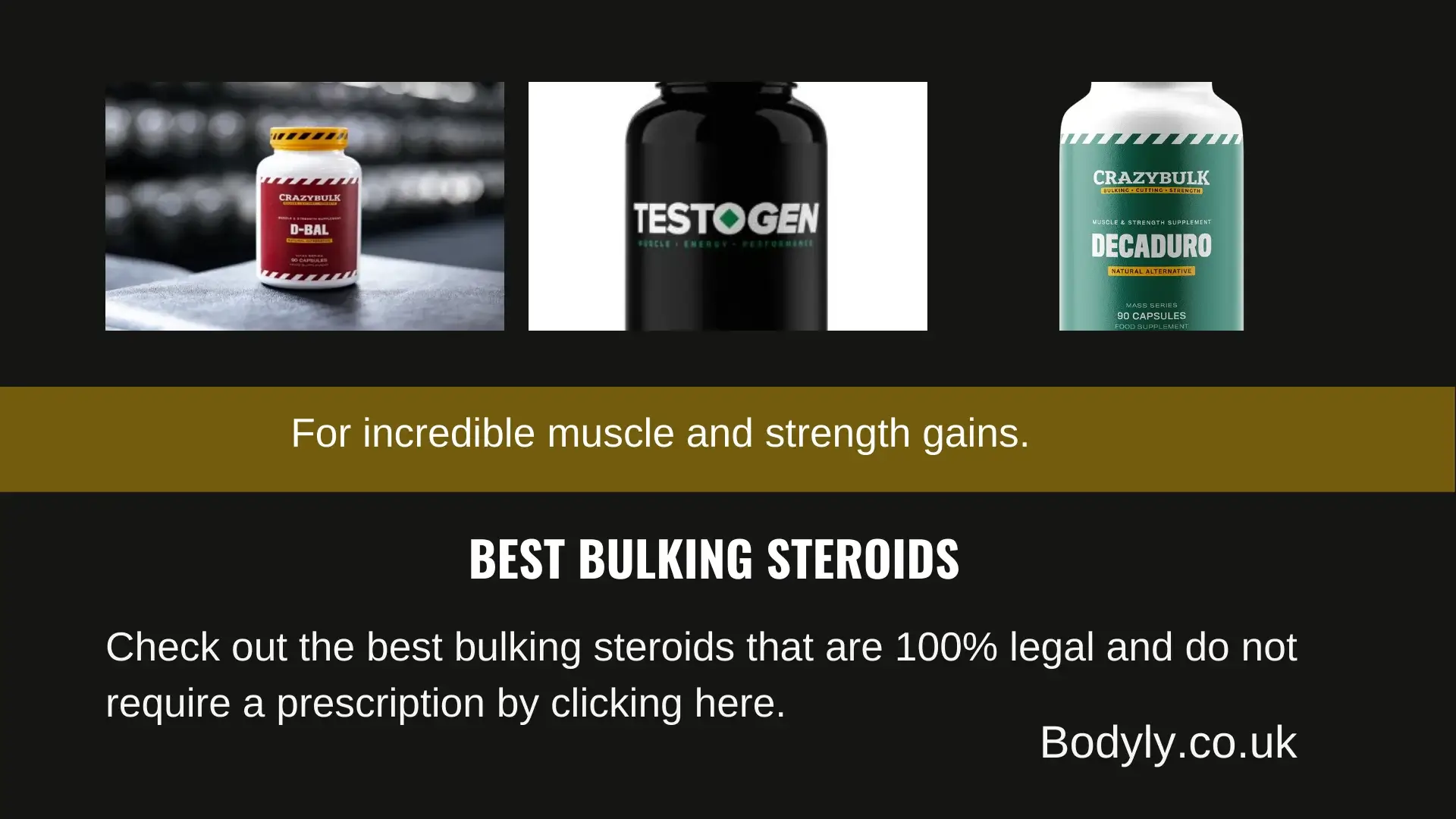 best bulking steroids