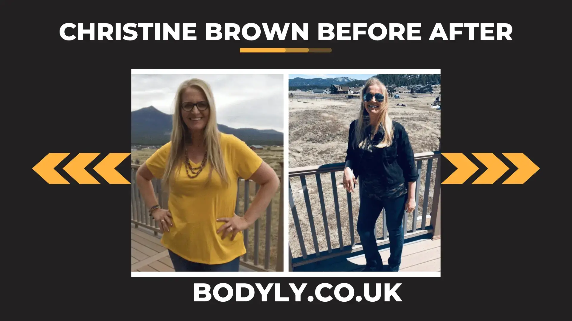 Christine Brown Weight Loss with Before and After Pics - Bodyly