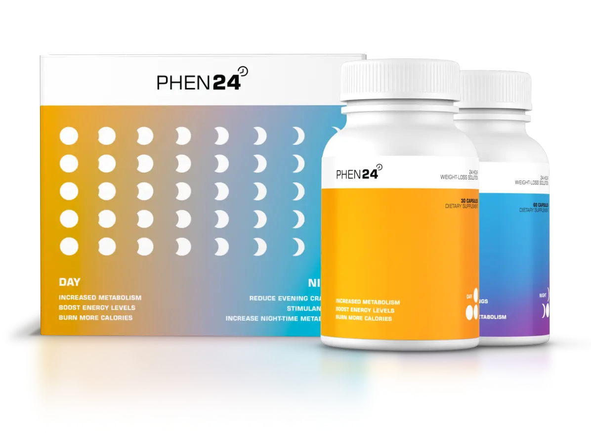 Phen24 day and night fat burner bottles